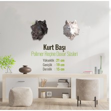 Kurt Başı Mask Duvar Süsü