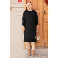 Neva Style Siyah Tesettür Tunik 30645S