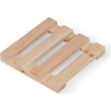 Promasif Ahşap Palet Desenli Nihale, Çaydanlık Altlığı, Tencere ve Tava Altlığı 30X50 cm