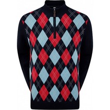 Footjoy Yün Karışımlı Yarım Fermuarlı Kazak 92946