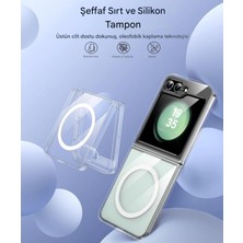 Mtl Samsung Z Flip 5 Şeffaf Magsafe Kılıf Mtl Aksesuar
