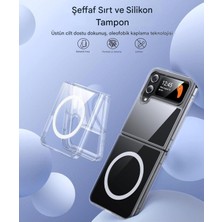 Mtl Samsung Z Flip 4 Şeffaf Magsafe Kılıf Mtl Aksesuar