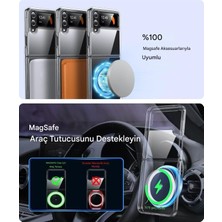 Mtl Samsung Z Flip 4 Şeffaf Magsafe Kılıf Mtl Aksesuar