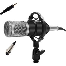 Driton Dri̇ton BM-800 Gri̇ Podcast Ti̇ktok Youtube Yayinci Condenser Mi̇krofon Seti̇