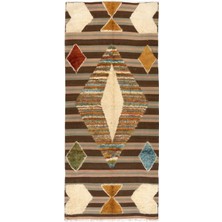 140 x 315  cm  Çağdaş ve Modern Tülü Halı,  Yün. El Yapımı Tülü Kilim. Özel Seçenekler Mevcut