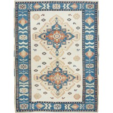 138 x 192  cm  Yeni El Yapımı Uşak Halısı, Modern Oturma Odası Halısı,  Yün