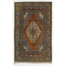 163 x 260  cm  Benzersiz Eski El Yapımı Anadolu Taşpınar Halısı,  Yün. Yumuşak Renklerde