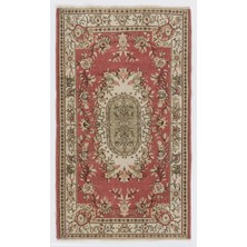 119 x 208  cm  Eski Anadolu Köyü Halısı. Geleneksel El Yapımı Oriental Halı