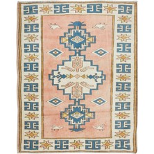 130 x 182  cm  Geometrik Desenli Modern El Yapımı Alan Halısı,  Yün