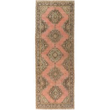 145 x 410  cm  Eski Orta Anadolu'dan Koridor Halısı. Koridor Için El Yapımı Halı, Mutfak Halısı