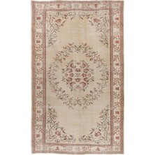 183 x 287  cm  Eski Uşak Halısı, Ev ve Ofis Dekoru Için Ideal. Güneşte Soldurulmuş El Yapımı Halı