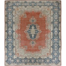 300 x 384  cm  Nadir Bulunan Ölçüde 1960LI Yıllardan Türk Halısı. El Yapımı Eski Oryantal Halı