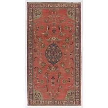 185 x 349  cm  Geleneksel Eski El Yapımı Türk Halısı