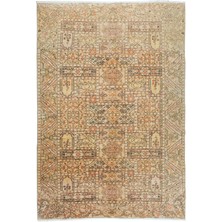 201 x 295  cm  Eşsiz El Düğümlü Eski Orta Anadolu Halısı, Ev ve Ofis Dekoru Için Ideal