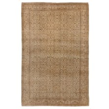 193 x 277  cm  Çiçek Desenli El Dokuması Eski Türk Alan Halısı