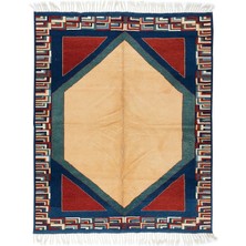 186 x 218  cm  Çağdaş Alan Halısı.  Yün, Doğal Boyalar, Modern Halı