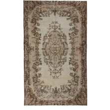 204 x 335  cm  El Yapımı Eski Alan Halısı, Türkiye'de Yapıldı, 1960'LARDAN, Otantik Yünlü Halı