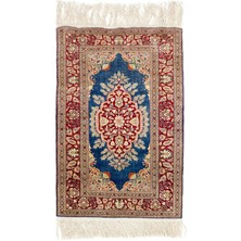 60 x 90  cm   Ipek Eski El Yapımı Kayseri Halısı, Dekoratif Duvara Askısı