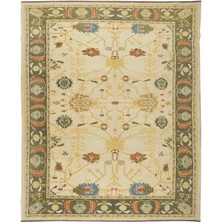 248 x 305  cm  Modern El Düğümlü Yün Alan Halısı, Eski Türk Halısı