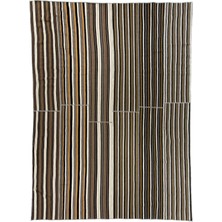 330 x 450  cm  Büyük Boy Çizgi Desenli El Dokuması Eski Kilim