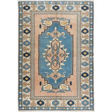 185 x 256  cm  Ev Dekoru Alan Halısı, Modern El Yapımı Geometrik Desenli Halı,  Yün