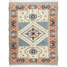 247 x 308  cm  El Yapımı Alan Halısı, Modern Geometrik Halı,  Yün