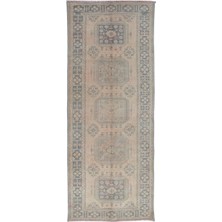 140 x 340  cm  El Yapımı Türk Koridor Yolluğu, Eski Koridor Halısı, Merdiven Halısı