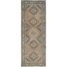 138 x 365  cm  Koridor Için El Düğümlü Yolluk Halı, Eski Konya Sille Koridor Halısı