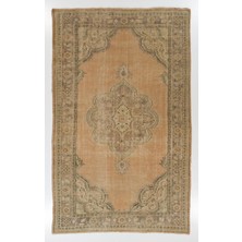 225 x 365  cm  Eski Anadolu Uşak Halısı, Dekoratif Büyük Boy El Dokuması Halı