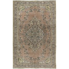 170 x 262  cm  El Yapımı Köy Halısı, Yaklaşık 1960'LARDAN, Eski Yün Türk Halısı