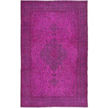 193 x 298  cm , Pembe El Dokuması Halı, Mutfak ve Yemek Odası Için Modern Halı
