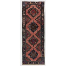 138 x 384  cm  Antre Hol Halı, Eski Türk Yolluk Halısı. Koridor Için El Yapımı Yün Halı