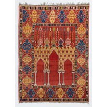 146 x 200  cm  Yeniden Üretilmiş El Dokuması Halısı, Bistritza Halı