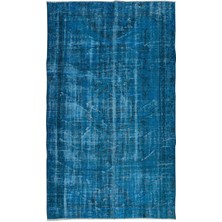 144 x 245  cm  Mavi El Yapımı Anadolu Halısı, Çağdaş Ev ve Ofis Dekoru Halı