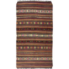 160 x 290  cm  El Dokuması Yünden Yapılmış Kilim, Eski El Yapımı Türk Kilimi