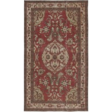 159 x 272  cm  Oturma Odası Dekoru Için Eski Türk Köy Halısı, El Yapımı Oda Boyutunda Yünlü Halı