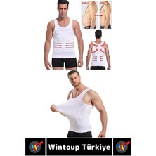Özel Üretim Jinekomasti Dik Duruş  Göbek  Elastik Erkek Atlet Korse 2 Adet