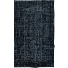 159 x 265  cm  Ev Dekoru Halı, El Dokuması Siyah Modern Halı, Oda Ölçüsünde Halı