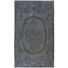 157 x 261  cm  El Yapımı Türk Halısı, Gri El Dokuması Halı, Modern Yünlü Halı