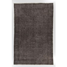 (197 x 310  cm ) Kahverengi  El ile Dokunmuş Anadolu Halısı, Sade Halı