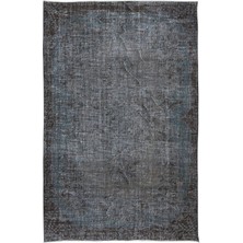 183 x 284  cm  Ev Dekoru Halı, El Dokuması Gri Tonlarda Modern Halı, Oturma Odası Dekoru Halı