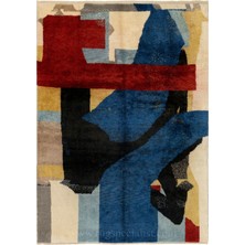 245 x 310  cm  El Dokuması Tülü Halı, El Yapımı Çok Renkli Büyük Halı,  Yün, Oturma Odası Halısı