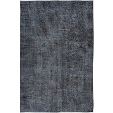 145 x 219  cm  Modern Ev Dekoru Halı, Gri El Yapımı Halı, Geleneksel Yünlü Halı
