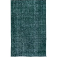 200 x 320  cm  El Yapımı Türk Halısı, Yeşil El Dokuması Halı, Modern Yünlü Halı