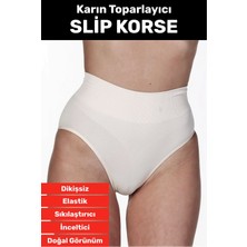Özel Üretim Iz Göstermez Yüksek Bel   Karın  Dikişsiz Slip Korse