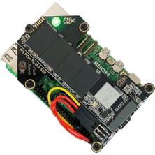 Driftwood Raspberry Pi 5 Adaptör Kartı Pcıe'den M.2 Nvme Ssd'ye Adaptör Kartı Pi5 Resmi Kılıfı ve Dsı/csı Kablosuyla Uyumlu (Yurt Dışından)