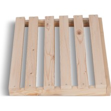 Promasif Ahşap Masa Altı Ayaklık Koyma Standı 40 x 50  cm