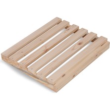 Promasif Ahşap Masa Altı Ayaklık Koyma Standı 40 x 50  cm