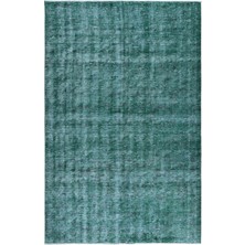 183 x 278  cm  Modern El Yapımı Halı, Yeşil Çocuk Odası Halı, Yeşil Ev Dekoru