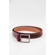 Granit 023 Erkek Kemer - Bordo